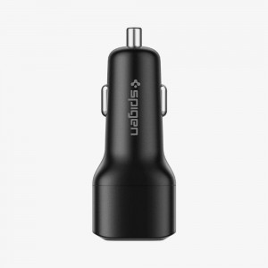 Spigen ArcStation™ Dual Port | 65W Usb-C Car Charger Black | TFOG-06389