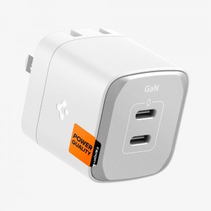 Spigen ArcStation™ Pro GaN Dual Port | 30W Usb-C Wall Charger White | UZWI-93416