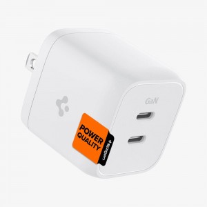 Spigen ArcStation™ Pro GaN Dual Port | 45W Usb-C Wall Charger White | QCYO-95840