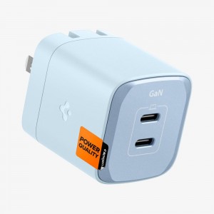 Spigen ArcStation™ Pro GaN Dual Port | 45W Usb-C Wall Charger Sierra Blue | AJRD-49803