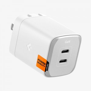 Spigen ArcStation™ Pro GaN Dual Port | 65W Usb-C Wall Charger White | QAVK-89164