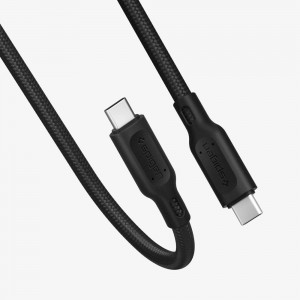 Spigen DuraSync™ Usb-C To Usb-C 2.0 Cable Black | VQUC-03492