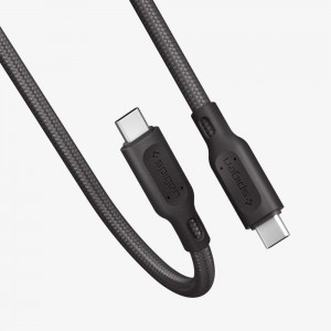 Spigen DuraSync™ Usb-C To Usb-C 2.0 Cable Gunmetal | DJYW-57689