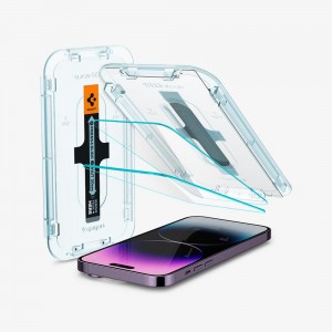 Spigen EZ Fit GLAS.tR | Sensor Protected Iphone 14 Pro Max Screen Protector Clear | ZEWB-76054