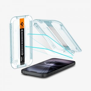 Spigen GLAS.tR EZ Fit | Sensor Protected Iphone 16 Plus Screen Protector Transparent | VBRS-51487