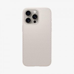 Spigen Liquid Air Iphone 15 Pro Case Natural Titanium Grey | MBXN-54106