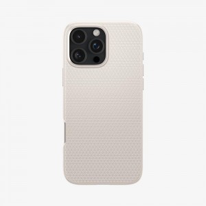 Spigen Liquid Air Iphone 16 Pro Max Case Natural Titanium Grey | QGNM-30291