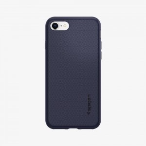 Spigen Liquid Air Iphone Se (3Rd Gen) Case Midnight Blue | QISH-86137