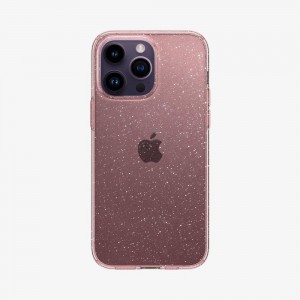 Spigen Liquid Crystal Glitter Iphone 14 Pro Max Case Rose Quartz | HCKS-73956