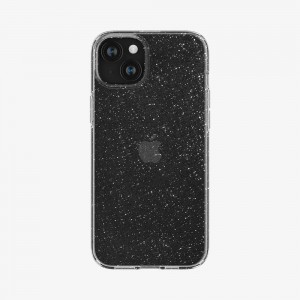 Spigen Liquid Crystal Glitter Iphone 15 Plus Case Crystal Quartz Grey | JYUI-28361