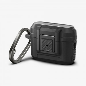 Spigen Lock Fit Airpods Pro 2 Case Matte Black | SQIX-43652