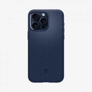 Spigen Mag Armor (MagFit) Iphone 15 Pro Max Case Navy Blue | ADPN-06417