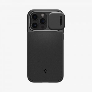 Spigen Optik Armor (MagFit) Iphone 15 Pro Max Case Black | AFXD-60825