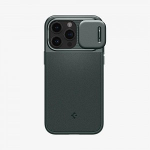 Spigen Optik Armor (MagFit) Iphone 15 Pro Max Case Abyss Green | SHLX-96258