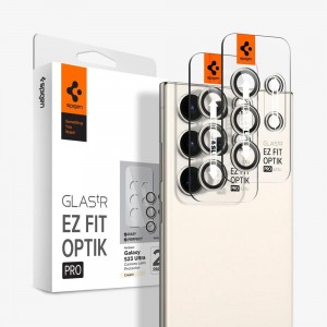 Spigen Optik Pro EZ Fit Galaxy S23 Ultra Lens Protector Cream | KTAJ-64132