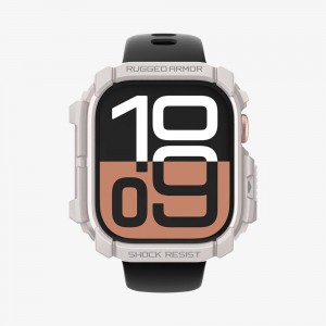 Spigen Rugged Armor Apple Watch 10 (46Mm) Case Dune Beige | QYAJ-16782