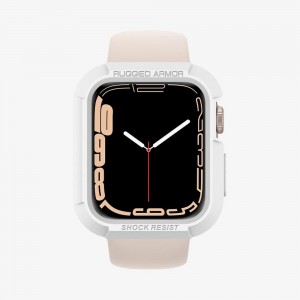 Spigen Rugged Armor Apple Watch (45Mm) Case White | MSDI-51679