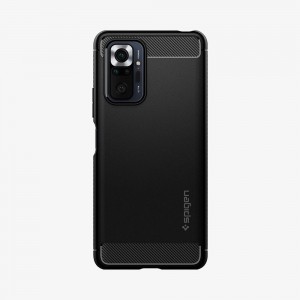 Spigen Rugged Armor Redmi Note 10 Pro Case Matte Black | ONRW-93740