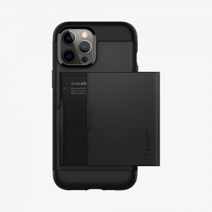 Spigen Slim Armor CS Iphone 12 Pro Max Case Black | OALP-80265