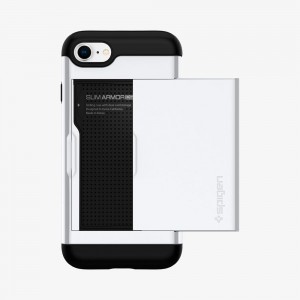 Spigen Slim Armor CS Iphone Se (3Rd Gen) Case Jet White | WSHF-42819