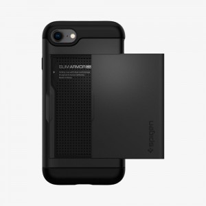 Spigen Slim Armor CS Iphone Se (3Rd Gen) Case Black | WRLX-56298