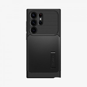 Spigen Slim Armor Galaxy S23 Ultra Case Black | ADCW-72913