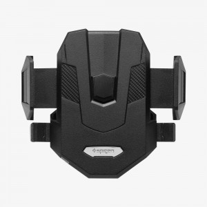 Spigen SteadiBoost™ | Air Vent Mount Universal Car Mount + Charger Black | LPCG-64702