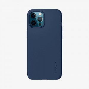 Spigen Thin Fit Iphone 12 Pro Max Case Deep Blue | OCXQ-78302