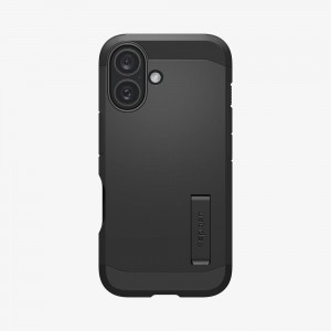 Spigen Tough Armor Iphone 16 Case Black | ZEVN-08472