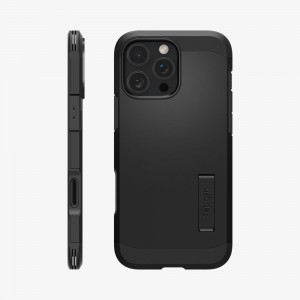 Spigen Tough Armor T AI (MagFit + Camera Control) Iphone 16 Pro Max Case Black | HAZI-63890