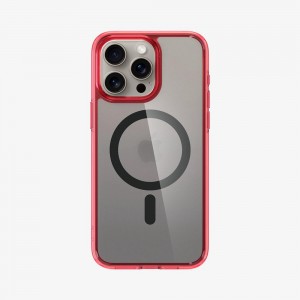 Spigen Ultra Hybrid (MagFit) Iphone 15 Pro Max Case Frost Deep Red | RMZH-25096