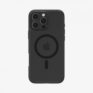 Spigen Ultra Hybrid (MagFit) Iphone 16 Pro Case Frost Black | IJAX-53894