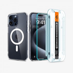 Spigen Ultra Hybrid Pack (MagFit) Iphone 15 Pro Max Case White | JZGY-48316