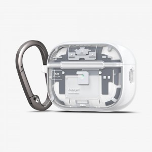 Spigen Ultra Hybrid Zero One (MagFit) Airpods Pro 2 Case Zero One White | HWTU-07831