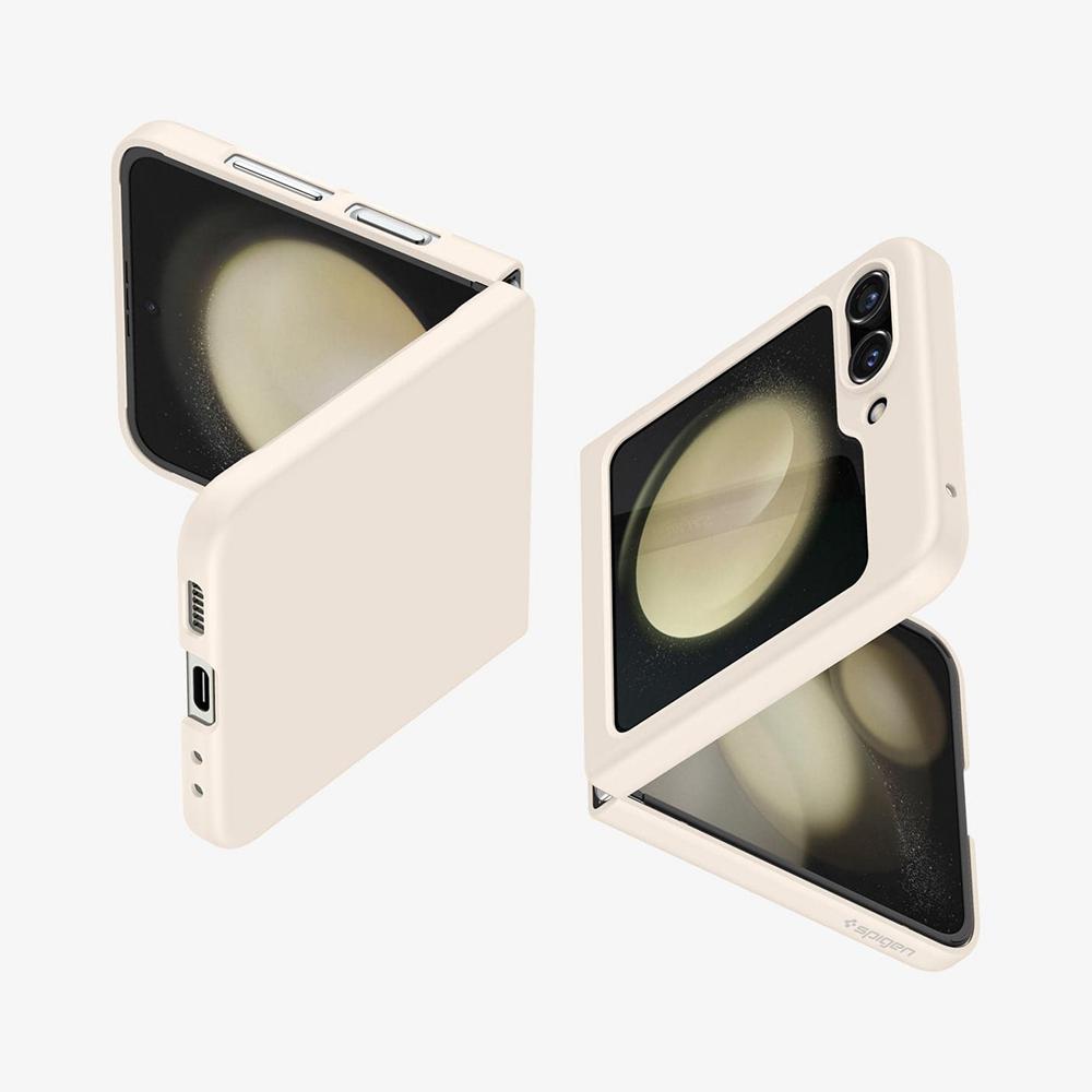 Spigen Air Skin Galaxy Z Flip 5 Case Pearled Ivory | EFJZ-60584