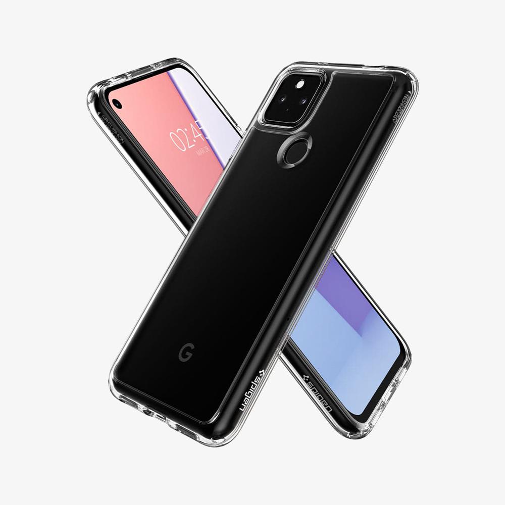 Spigen Air cushion technology Ultra Hybrid case for Pixel 5 Pixel 5A Case Crystal Clear | DLFV-47306