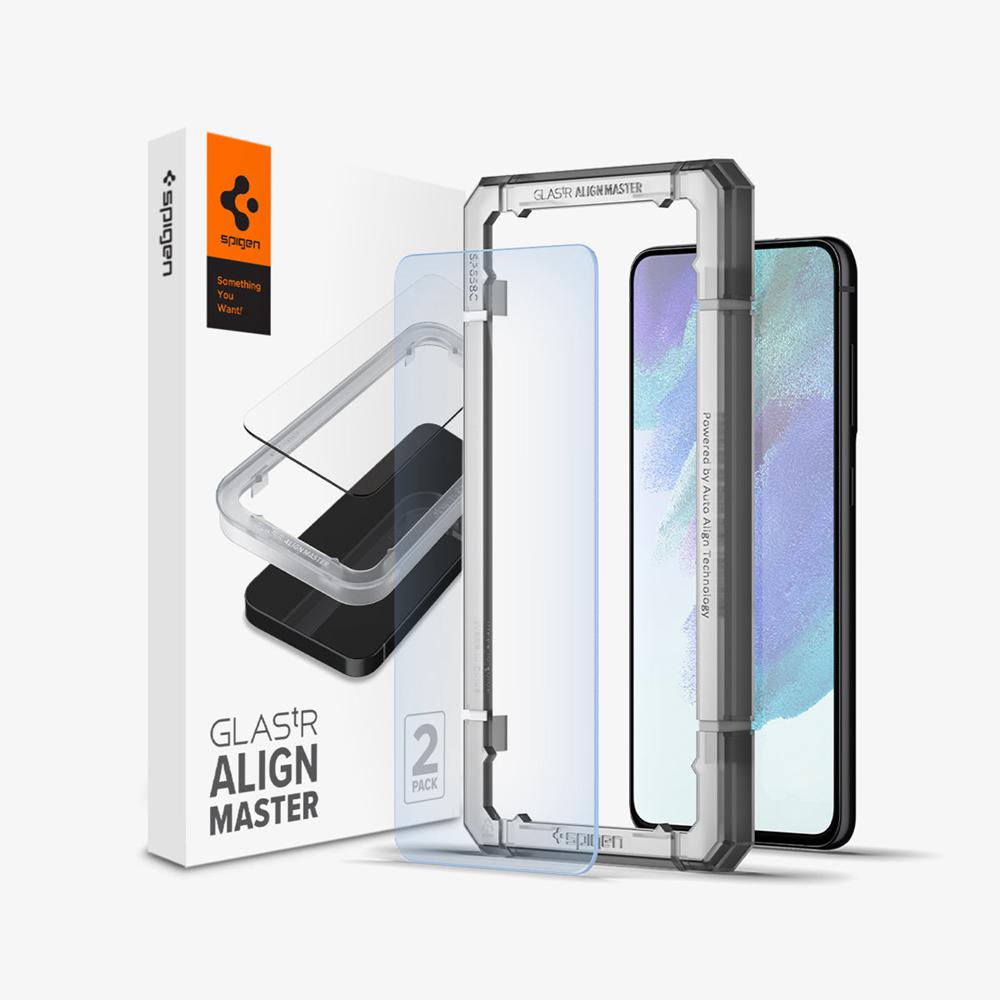 Spigen Alignmaster Full Cover Galaxy S21 Fe Screen Protector Clear | PBIM-40579