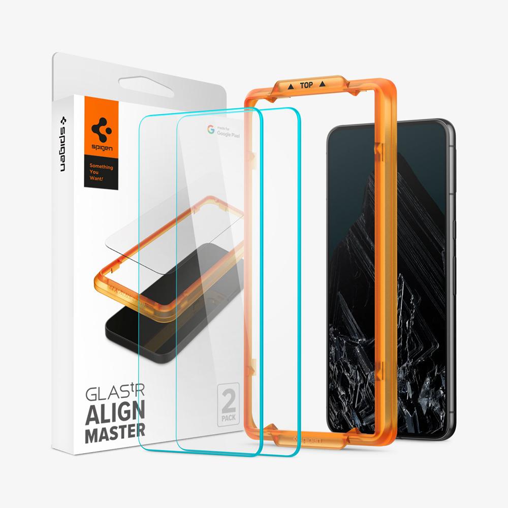 Spigen Alignmaster Pixel 8 Pro Screen Protector Clear | LSFX-30245