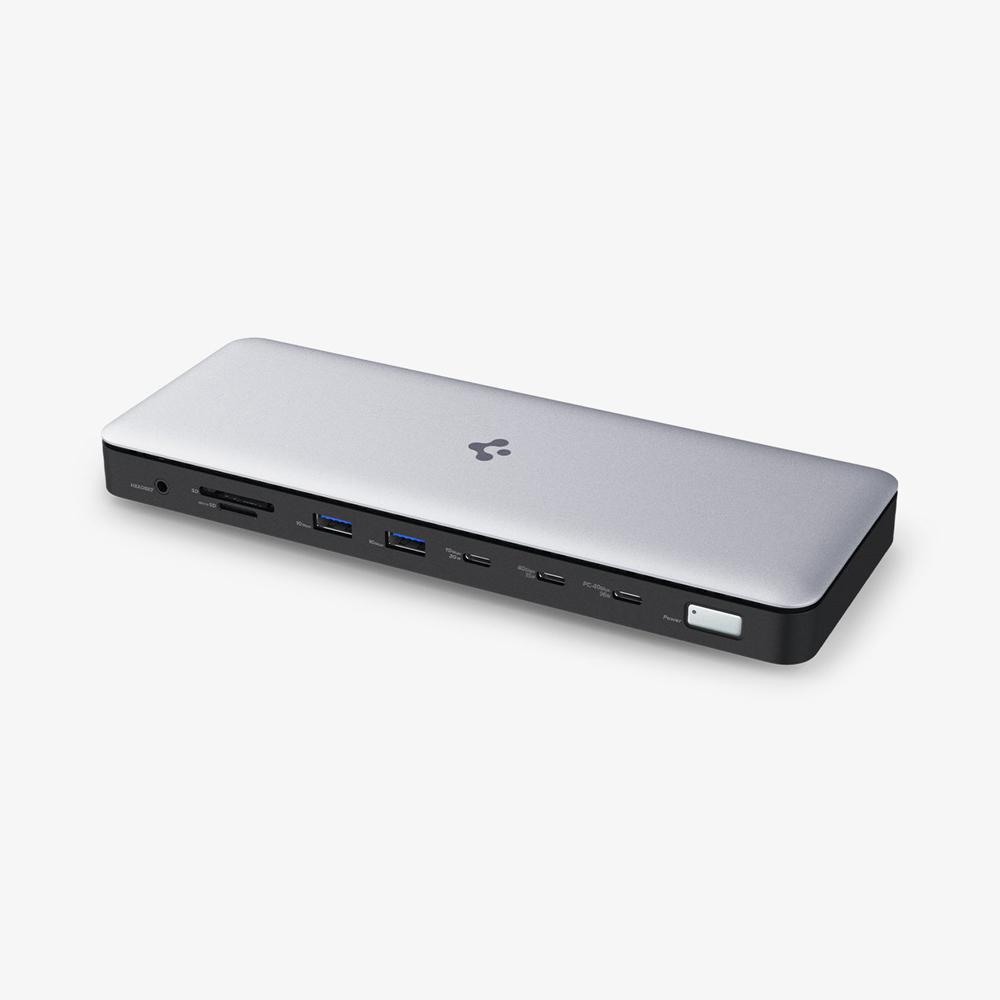 Spigen ArcDock Pro 14-in-1 | PD2307 Arcdock Pro Multi Hub Space Gray | MIKC-96523