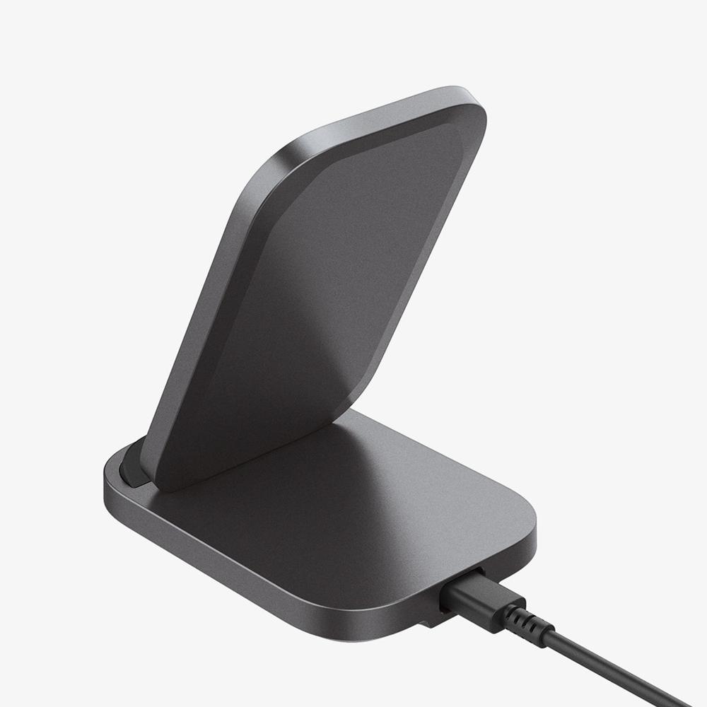 Spigen ArcField™ Stand | 15W Universal Wireless Charger Black | GLNO-94580