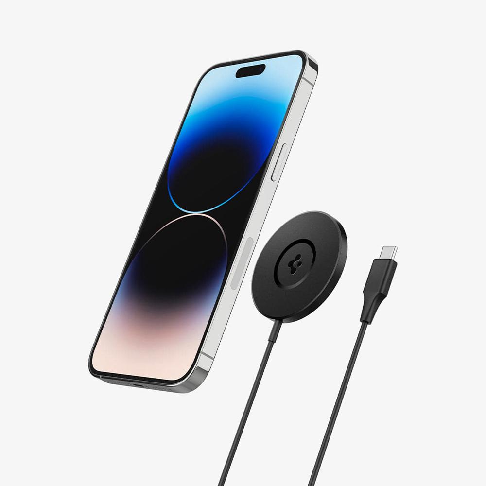 Spigen ArcField™ | 7.5W (MagFit) Magsafe Wireless Charger Black | ZQYC-25740