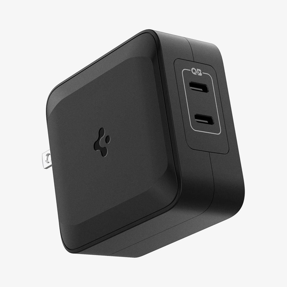 Spigen ArcStation™ Pro GaN Dual Port | 100W Usb-C Wall Charger Black | WKNV-80475