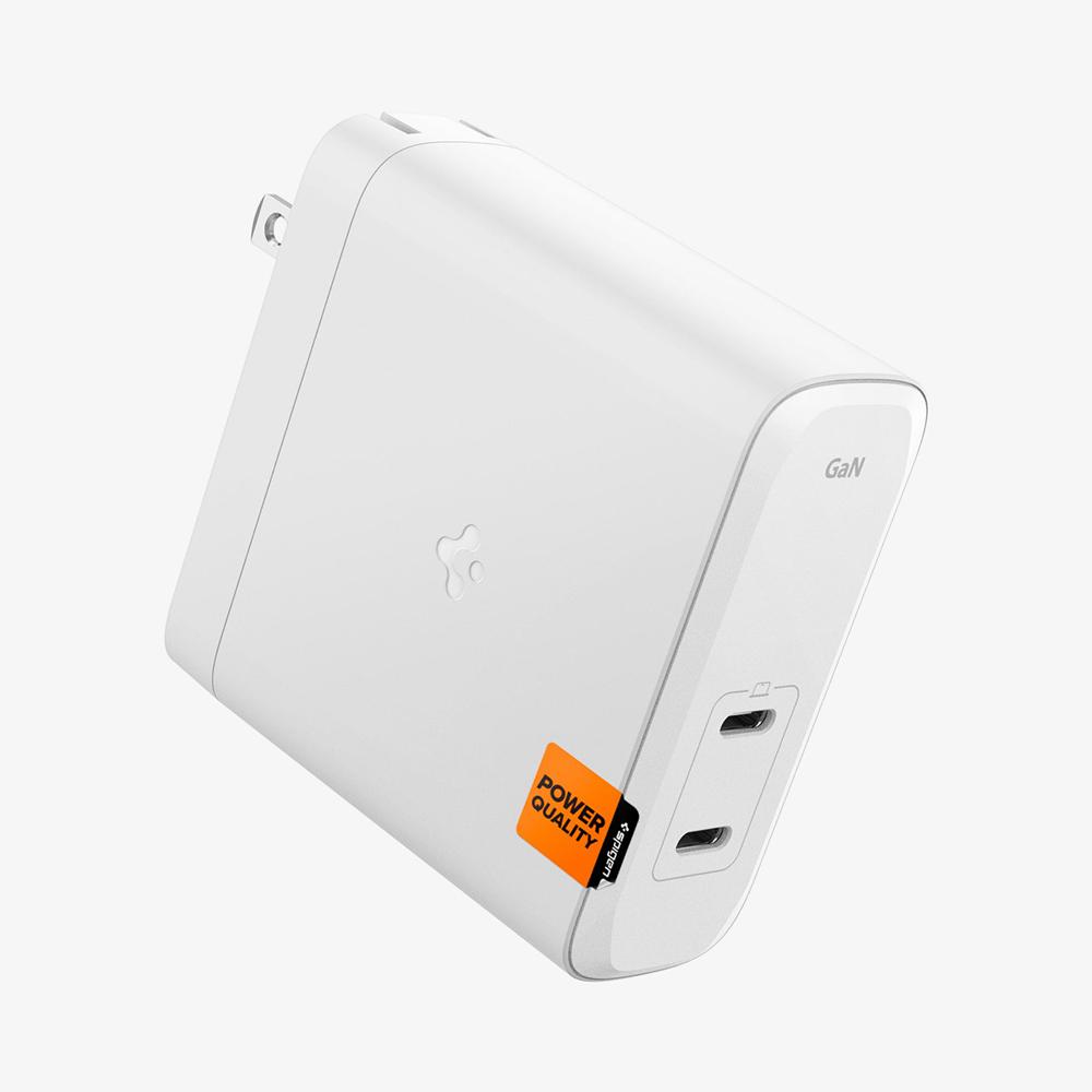 Spigen ArcStation™ Pro GaN Dual Port | 140W Usb-C Wall Charger White | HKAP-25947