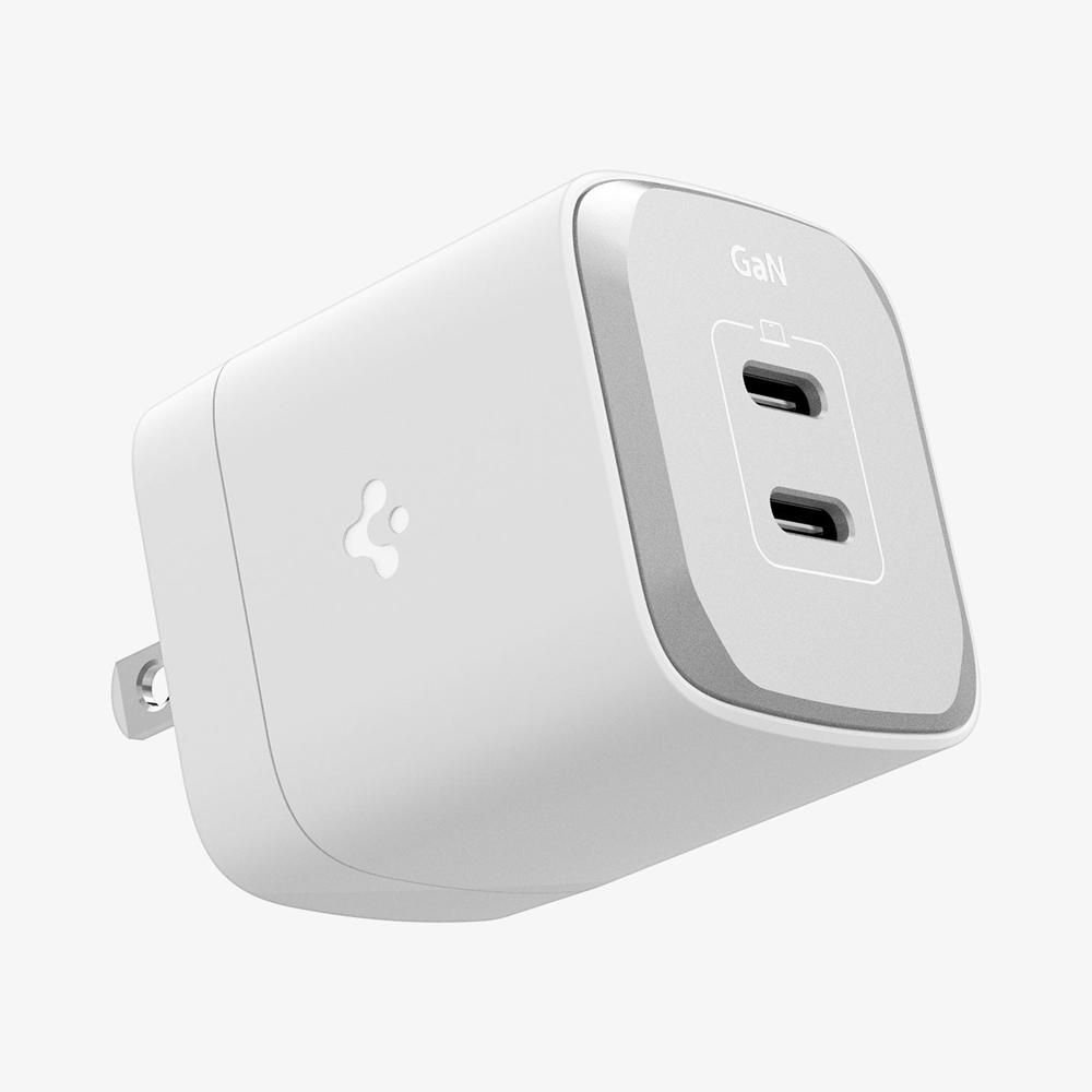 Spigen ArcStation™ Pro GaN Dual Port | 45W Usb-C Wall Charger White | LTMX-61370