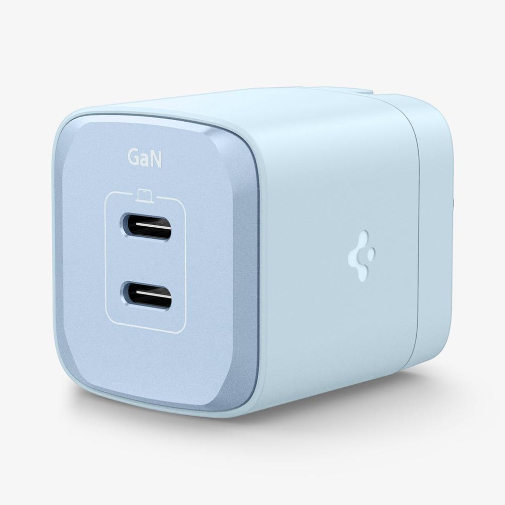 Spigen ArcStation™ Pro GaN Dual Port | 45W Usb-C Wall Charger Sierra Blue | AJRD-49803