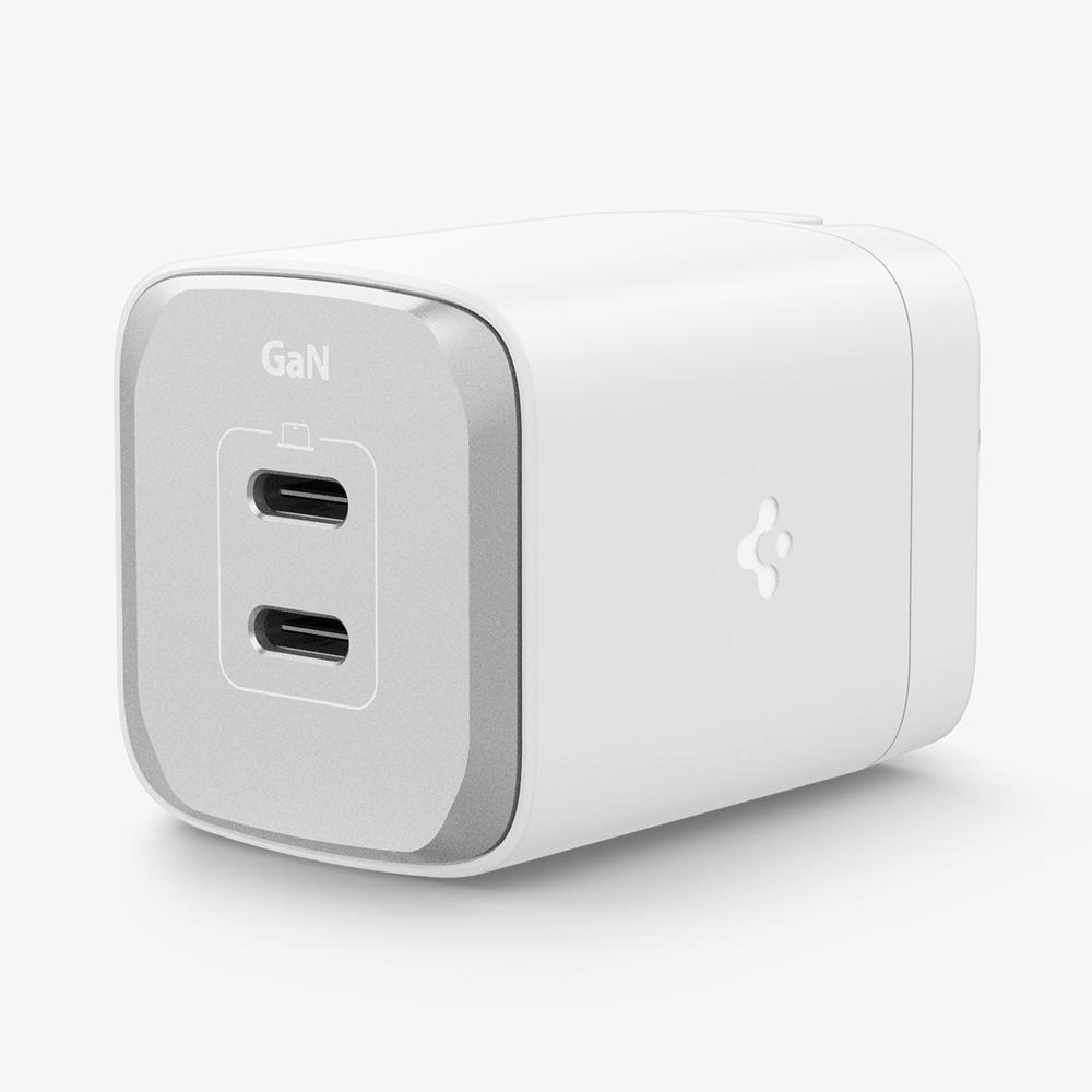 Spigen ArcStation™ Pro GaN Dual Port | 65W Usb-C Wall Charger White | QAVK-89164