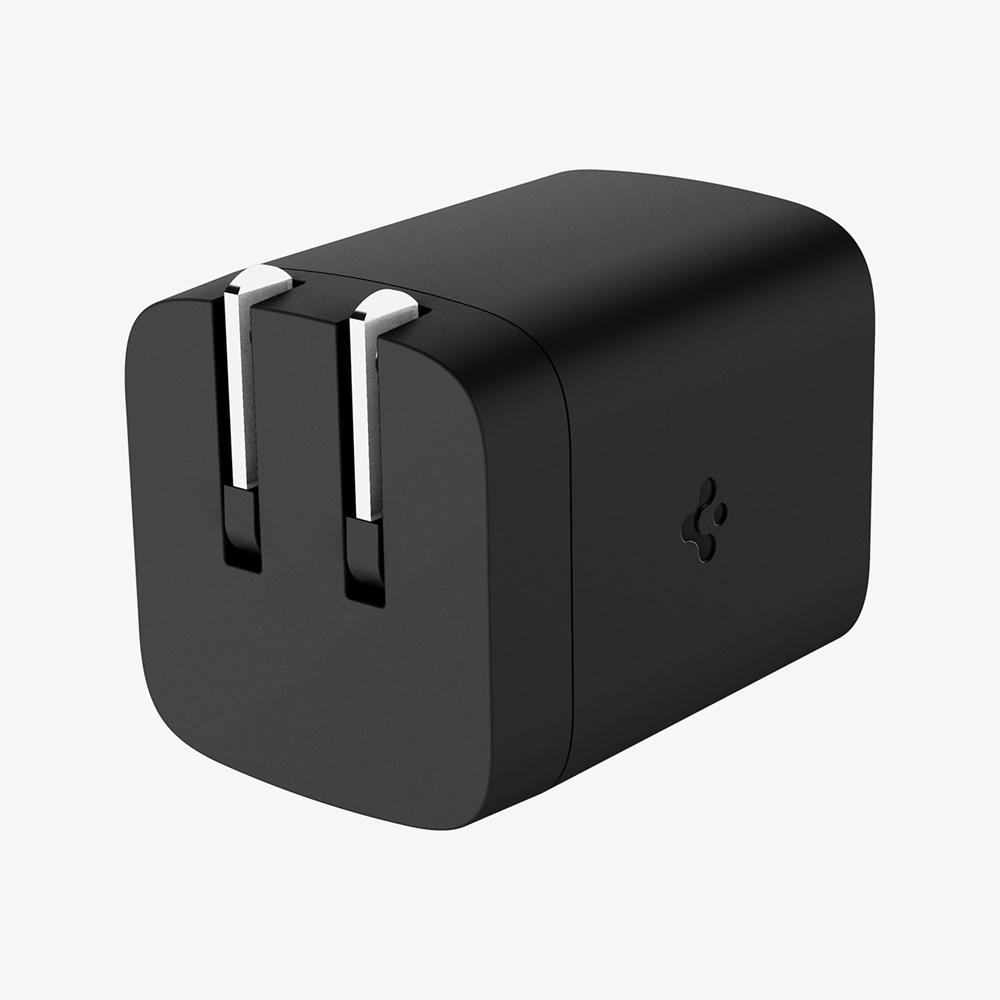 Spigen ArcStation™ Pro GaN Dual Port | 65W Usb-C Wall Charger MIdnight BlACK | AEDT-57826