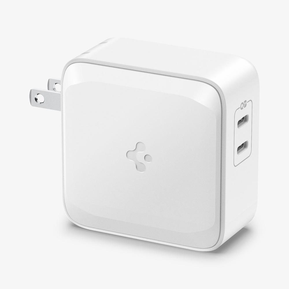 Spigen ArcStation™ Pro GaN Dual Port | 70W Usb-C Wall Charger White | EASJ-10589