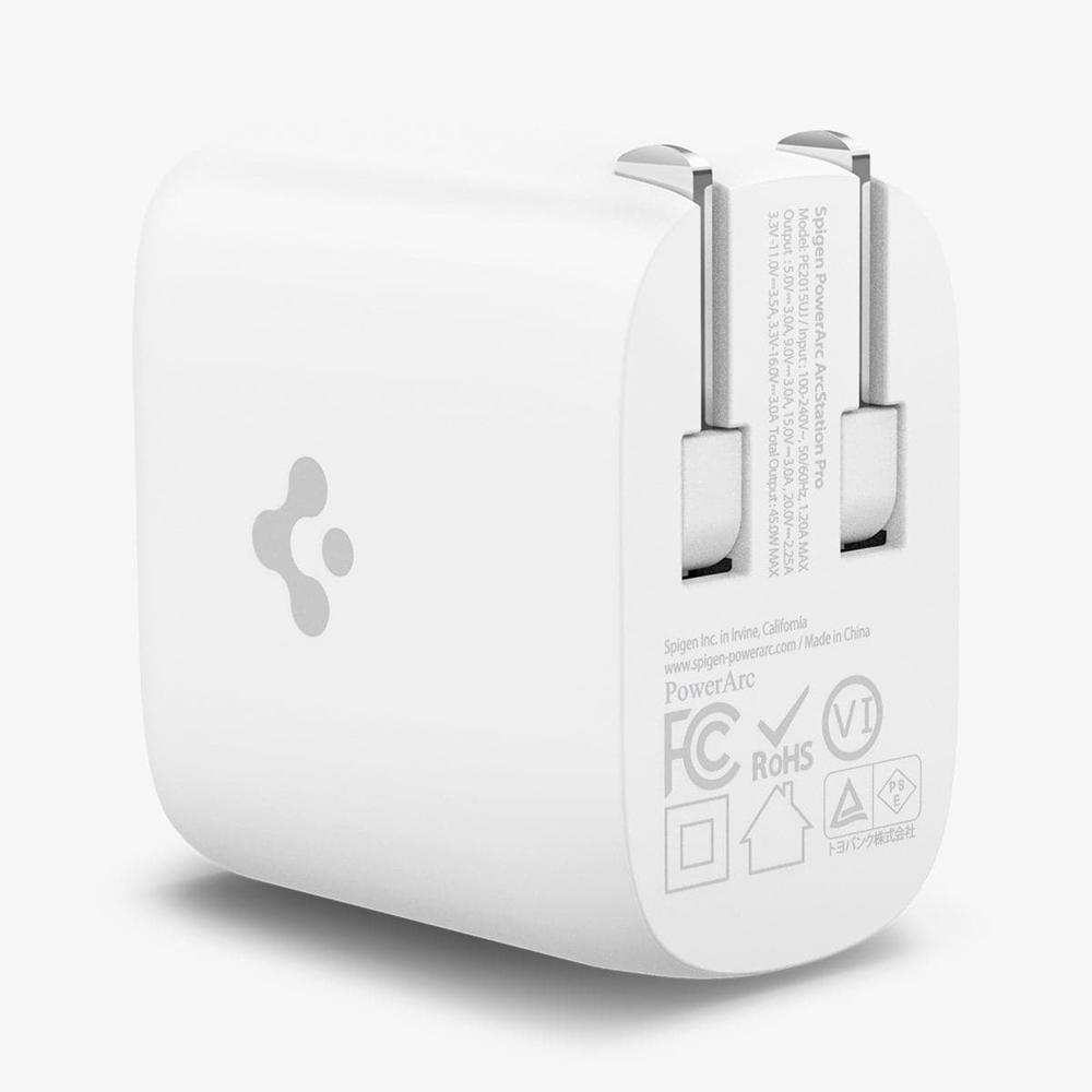 Spigen ArcStation™ Pro GaN | 45W Usb-C Wall Charger White | KLMV-81450