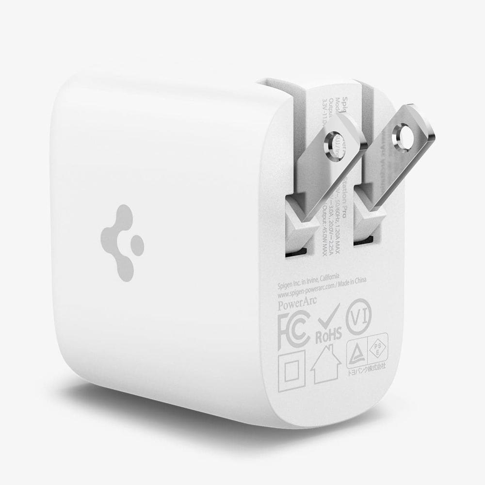 Spigen ArcStation™ Pro GaN | 45W Usb-C Wall Charger White | KLMV-81450